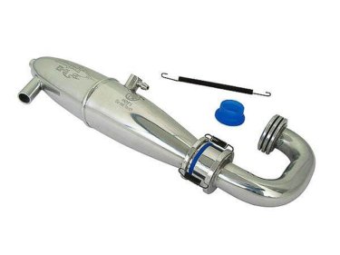 REAR INLINE PIPE & MANIFOLD POLISHED 1/8TH OFF ROAD